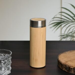Bamboo water bottle
