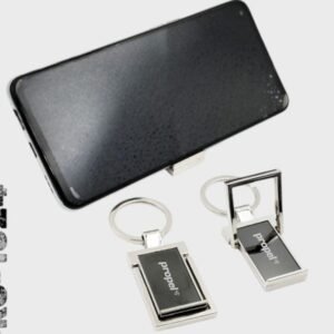 Mobile stand with metal Keychain